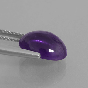 9,17 ctw natürlicher Mittelviolett Amethyst, Oval Schliff, Transparent