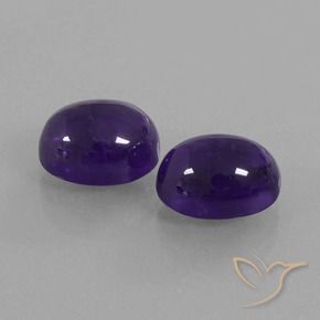 6.65 ct natürliche tiefviolett Amethyst-Edelsteine, Oval, Transparent