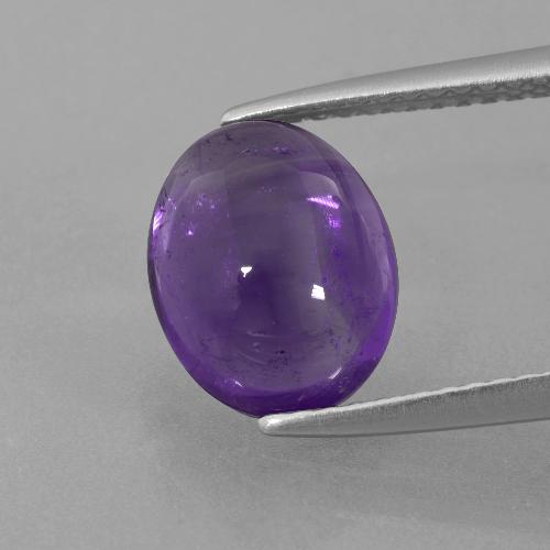 9,17 ctw natürlicher Mittelviolett Amethyst, Oval Schliff, Transparent