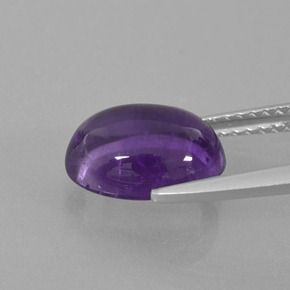 9,17 ctw natürlicher Mittelviolett Amethyst, Oval Schliff, Transparent