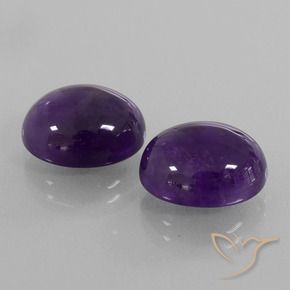 11.17 ct natürliche dunkelviolett Amethyst-Edelsteine, Oval, Transparent
