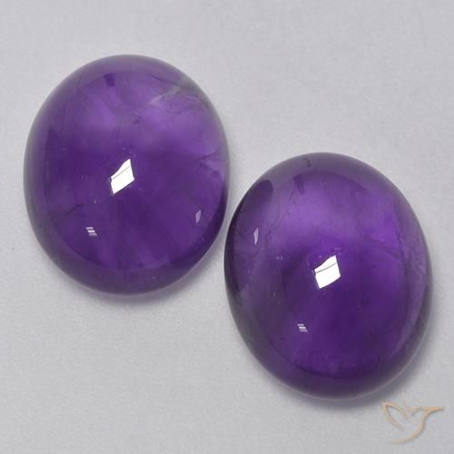 9.17ctw Natürlicher Mittelviolett Amethyst, Oval, Transparent
