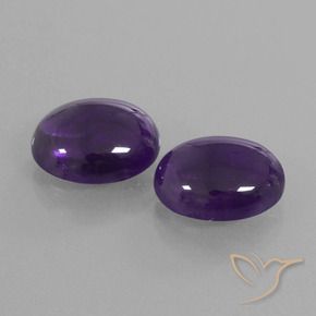8.87 ct natürliche tiefviolett Amethyst-Edelsteine, Oval, Transparent