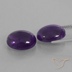 8.87 ct natürliche tiefviolett Amethyst-Edelsteine, Oval, Transparent