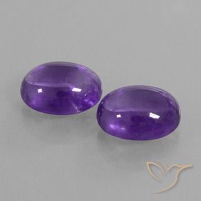 9.67 ct natürliche Mittelviolett Amethyst-Edelsteine, Oval, Transparent