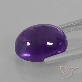 9,17 ctw natürlicher Mittelviolett Amethyst, Oval, Transparent