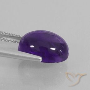 9,17 ctw natürlicher Mittelviolett Amethyst, Oval Schliff, Transparent
