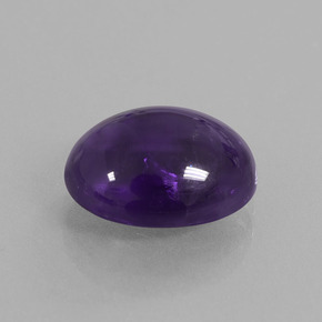 9,17 ctw natürlicher Dunkelviolett Amethyst, Oval Schliff, Transparent