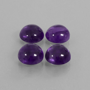 10.71 ct natürliche Mittelviolett Amethyst-Edelsteine, Rund Schliff, Transparent