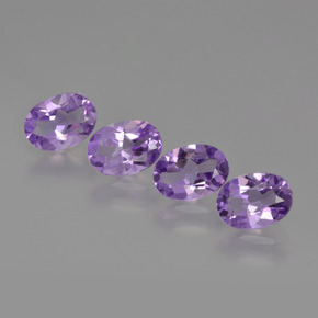 2.70 ct natürliche Violet Amethyst-Edelsteine, Oval Schliff, VS