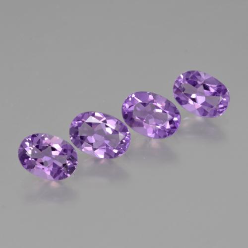 2.75 ct natürliche Intensives Violett Amethyst-Edelsteine, Oval Schliff, VS