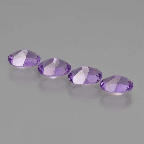 2.75 ct natürliche Intensives Violett Amethyst-Edelsteine, Oval Schliff, VS