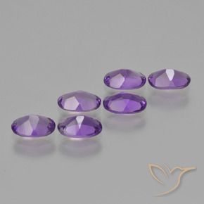 2.23 ct natürliche Intensives Violett Amethyst-Edelsteine, Oval, VVS-VS