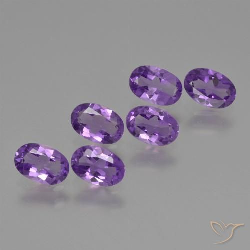 2.39ctw Natürlicher Mittelviolett Amethyst, Oval, VVS-VS