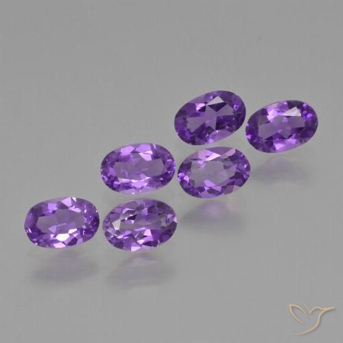 2.48ctw Natürlicher Lebhaftes Violett Amethyst, Oval, VVS-VS
