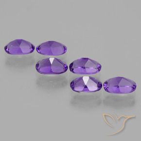 2.56 ct natürliche Intensives Violett Amethyst-Edelsteine, Oval, VVS-VS