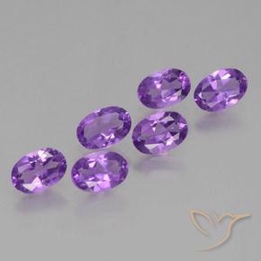 2.35 ct natürliche Intensives Violett Amethyst-Edelsteine, Oval, VS