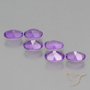 2.35 ct natürliche Intensives Violett Amethyst-Edelsteine, Oval, VS