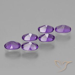 2.48 ct natürliche Intensives Violett Amethyst-Edelsteine, Oval, VVS-VS