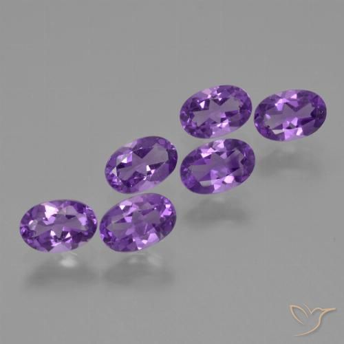 2.49ctw Natürlicher tiefviolett Amethyst, Oval, VVS-VS