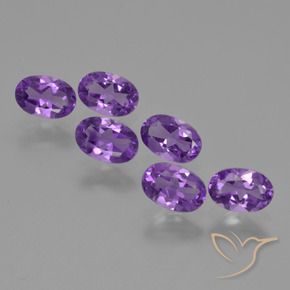 2.49 ct natürliche tiefviolett Amethyst-Edelsteine, Oval, VVS-VS