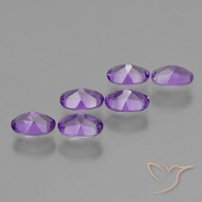 2.49 ct natürliche tiefviolett Amethyst-Edelsteine, Oval, VVS-VS