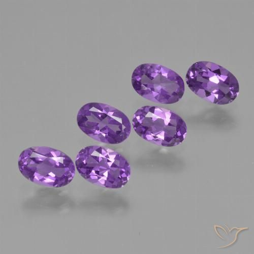 2.52ctw Natürlicher Mittelviolettes Violett Amethyst, Oval, VVS-VS