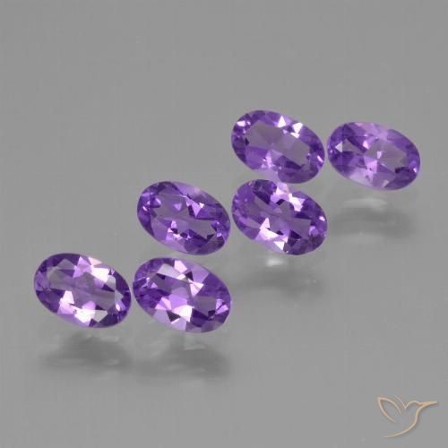 2.48ctw Natürlicher Mittelviolett Amethyst, Oval, VVS-VS