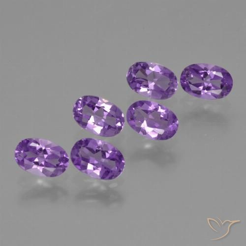 2.48ctw Natürlicher tiefviolett Amethyst, Oval, VVS-VS