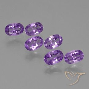 2.48 ct natürliche tiefviolett Amethyst-Edelsteine, Oval, VVS-VS