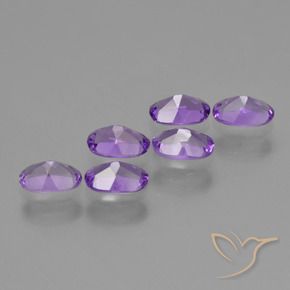 2.48 ct natürliche tiefviolett Amethyst-Edelsteine, Oval, VVS-VS