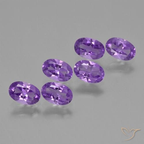 2.37ctw Natürlicher Lebhaftes Violett Amethyst, Oval, VS