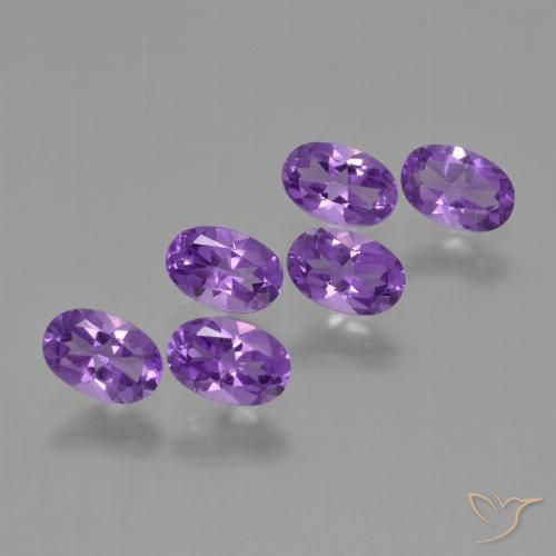2.37ctw Natürlicher Mittelviolett Amethyst, Oval, VS