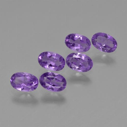 2,33 ct natürliche Tiefviolett Amethyst-Edelsteine, Oval Schliff, VS