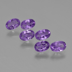2,33 ct natürliche Tiefviolett Amethyst-Edelsteine, Oval Schliff, VS
