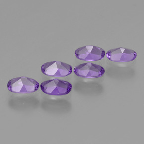 2,33 ct natürliche Tiefviolett Amethyst-Edelsteine, Oval Schliff, VS