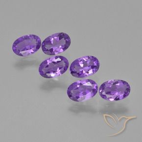 2.49 ct natürliche tiefviolett Amethyst-Edelsteine, Oval, VVS-VS