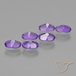 2.49 ct natürliche tiefviolett Amethyst-Edelsteine, Oval, VVS-VS