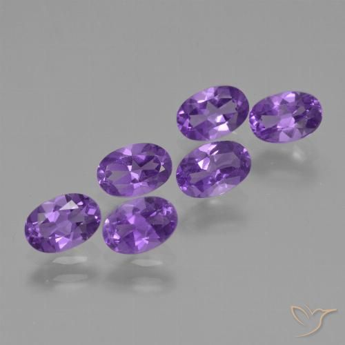 2.64ctw Natürlicher Mittelviolett Amethyst, Oval, VVS-VS