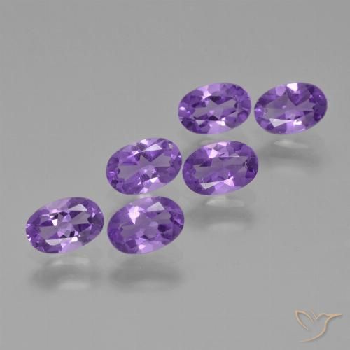 2.49ctw Natürlicher Mittelviolett Amethyst, Oval, VVS-VS