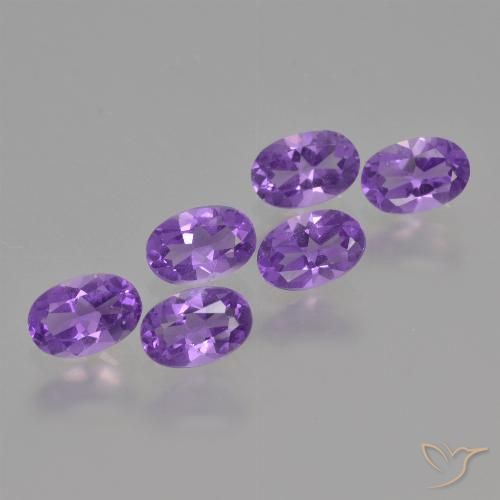 2.49ctw Natürlicher Mittelviolett Amethyst, Oval, VVS-VS