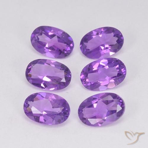 2.54ctw Natürlicher Lebhaftes Violett Amethyst, Oval, VVS-VS