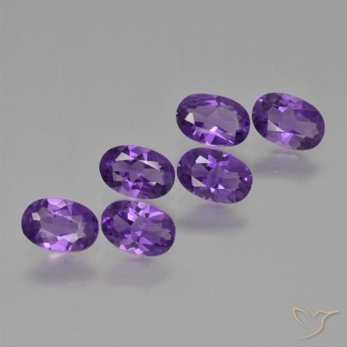 2.29ctw Natürlicher tiefviolett Amethyst, Oval, VVS-VS