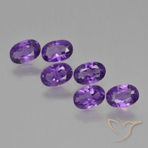 2.29 ct natürliche tiefviolett Amethyst-Edelsteine, Oval, VVS-VS