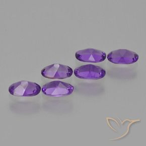 2.29 ct natürliche tiefviolett Amethyst-Edelsteine, Oval, VVS-VS
