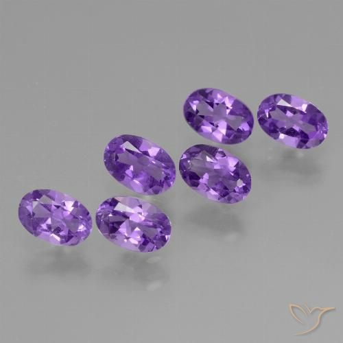 2.52ctw Natürlicher Mittelviolett Amethyst, Oval, VVS-VS