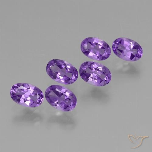 2.59ctw Natürlicher Lebhaftes Violett Amethyst, Oval, VVS-VS