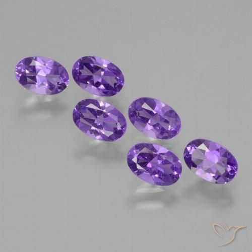 2.41ctw Natürlicher tiefviolett Amethyst, Oval, VVS-VS