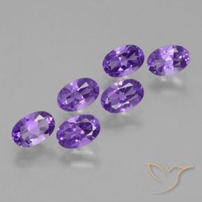 2.41 ct natürliche tiefviolett Amethyst-Edelsteine, Oval, VVS-VS