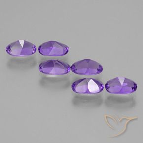 2.41 ct natürliche tiefviolett Amethyst-Edelsteine, Oval, VVS-VS